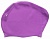 Шапочка для плавания силиконовая Dobest для длинных волос KW30 (фиолетовый)
